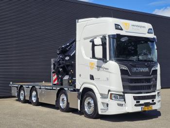 Scania R590 - 8x2 WIDE SPREAD / HMF 95 tm - JIB - LIER / NIEUW!